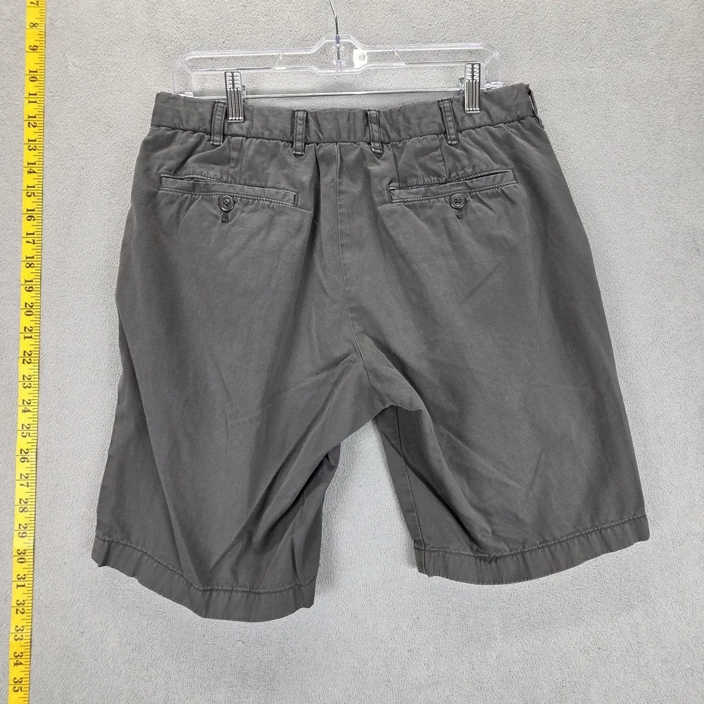 Uniqlo‎ Shorts Mens Medium Gray Chino Elastic Waist Casual Cotton